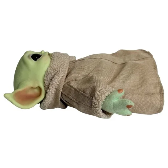 Star Wars Mandalorian The Child Baby Yoda Plush Toy Mattel With Sounds 12” Grogu - Picture 4 of 8